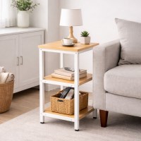 배사이드테이블 3단 250 침대 사이드 미니 협탁