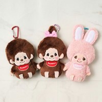 몬치치 카라비너 마스코트 파우치