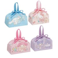 산리오 빅리본 도시락 주머니 도시락 파우치