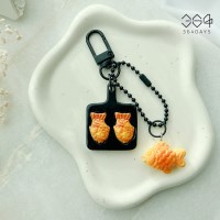 귀여운 붕어빵 키링 블랙 미니키링 우정 커플 어린이집 선물 답례품