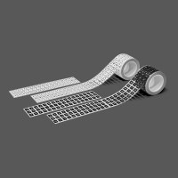 글렌 사각 알파벳 키스컷 테이프 (2종)