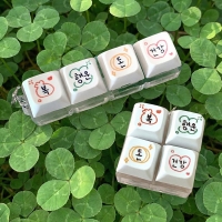 [withsome made]복 행운 돈 건강 키캡 키링(4구)