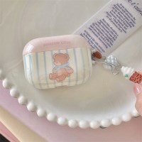 우베라 파스텔 곰돌이 에어팟 1/2/3/4 PRO 케이스