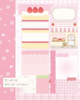 딸기 메모 세트