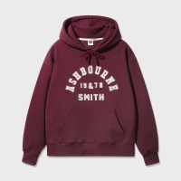 [기모] 앨빈클로 애쉬본 패치 오버핏 후드티 AVH688 (3 COLOR)