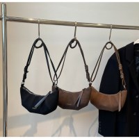 [홍은]골드레터링 미니 크로스백 크로아상