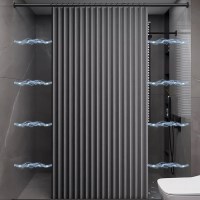 욕실 욕조 커텐 커튼봉 샤워봉 가림막 패브릭 커튼 화장실 샤워 방수