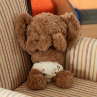 수줍은 아기 코끼리 애착 인형 생일선물