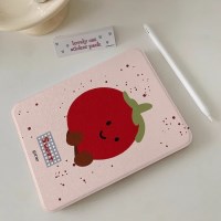 핑크 스플래시 토마토 아이패드 케이스