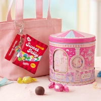 [텐텐단독] 초콜릿오르골틴+젤리키링(+쇼핑백)