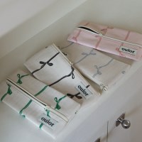 ouior flat pencil case - ribbon (4종 택1)