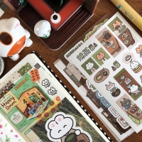 윤구 말차수집 스티커 패키지