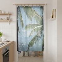 가림막 커튼 방수 욕실 샤워커튼 공간분리 벨크로 붙이는 가리개