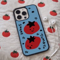 [블랙프레임 낙서토마토]아이폰17 에어 프로 갤럭시s25 s24 커플 선