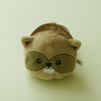 일상의 귀여움, 일레라쿤 캐릭터 소프트 인형 파우치 카드 지갑