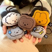 [펌즈] 자수 페이스 인형 키링 5종