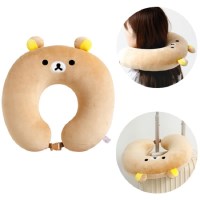 리락쿠마 넥 필로우 쿠션 목베개 스야스야