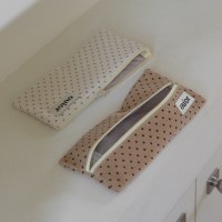 ouior flat pencil case - dot (2종 택1)