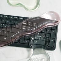 말캉이 젤리 투명 손목보호 키보드 마우스 받침대 받침