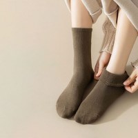 여성 기모양말 겨울 보온 중목 양말 10켤레 세트