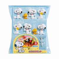 도시락픽 스누피 과일포크 8pc 도시락꾸미기 Q605