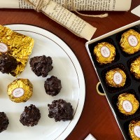 디유 화이트데이 수제 초콜릿 만들기 키트 다크 파베_골든너티볼