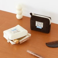 코이 코듀로이 미니 파우치