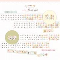 동글동글 손글씨 키스컷 2종