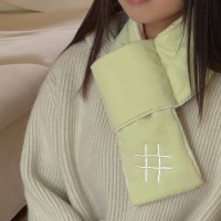 [유오코] 메론빵 패디드 머플러 [메론-크림]