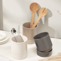 담음공방 도자기 수저통 물빠짐 조리도구통 수저정리함 3color
