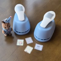 다꾸 우표모양 휴대용 펀칭기