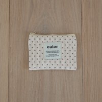 ouior flat pouch_dot ivory