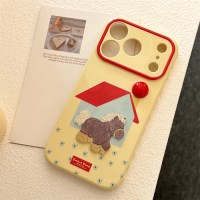 아이폰17 레드 루프 하우스 유니콘 입체 소프트 케이스