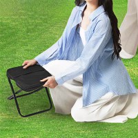 파우치형 휴대용 접이식 경량 캠핑 등산 미니 의자