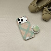 misty check 디자인 [맥세이프 카드수납 폰케이스]