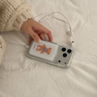 cocoa teddy 디자인 [맥세이프 투명 카드지갑]