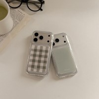 matcha mood 디자인 [맥세이프 투명 카드지갑]