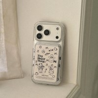 tiny happy things 디자인 [맥세이프 투명 카드지갑]