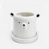 귀여운 곰돌이 캐릭터 받침대 화분