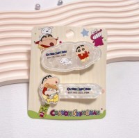 짱구 구름머리핀 화이트