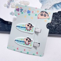 짱구 앞머리헤어핀 흰둥이