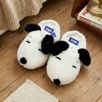 스누피 뽀글이거실화