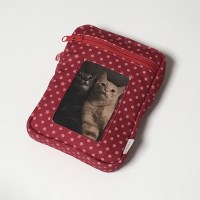 Photo Holder Pouch: Red
