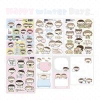 해피 윈터 데이즈 스티커 패키지