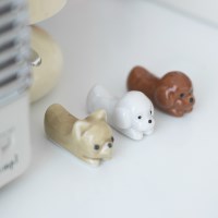 멍멍 강아지 수저 받침대 감성 주방 식기 인테리어