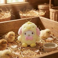 산리오 병아리가방걸이 8cm 마이멜로디