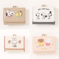 미피 스누피 컴팩트 3단 지갑 일본 수입