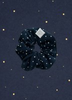[스카이폴리오] SKY SCHRUNCHIE - Navy Dot