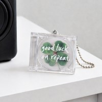 네잎클로버 CD키링 행운아이템 씨디