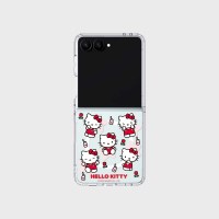 헬로키티 패턴 모노라인 마그넷 케이스 for Galaxy Z Flip7